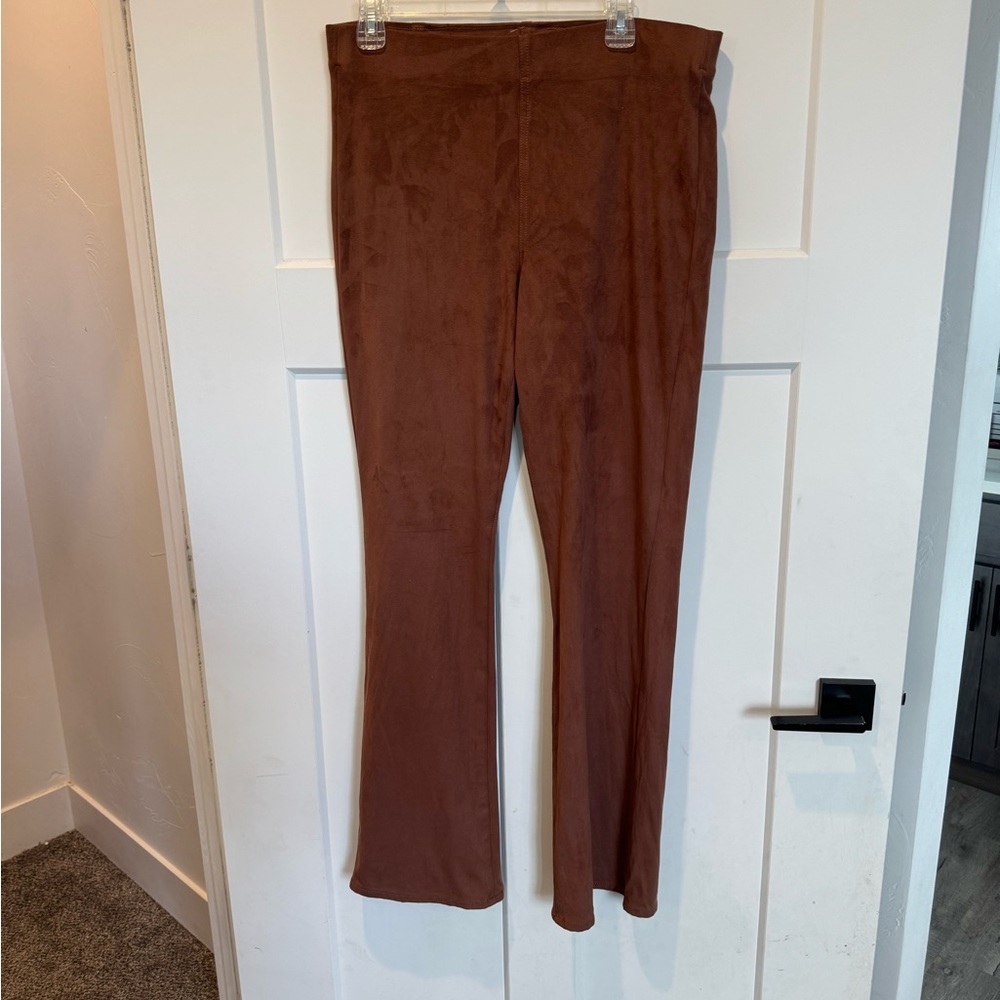 NWT American Eagle Outfitters Brown Faux Suede Pants